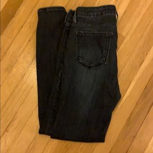 Just black skinny jeans